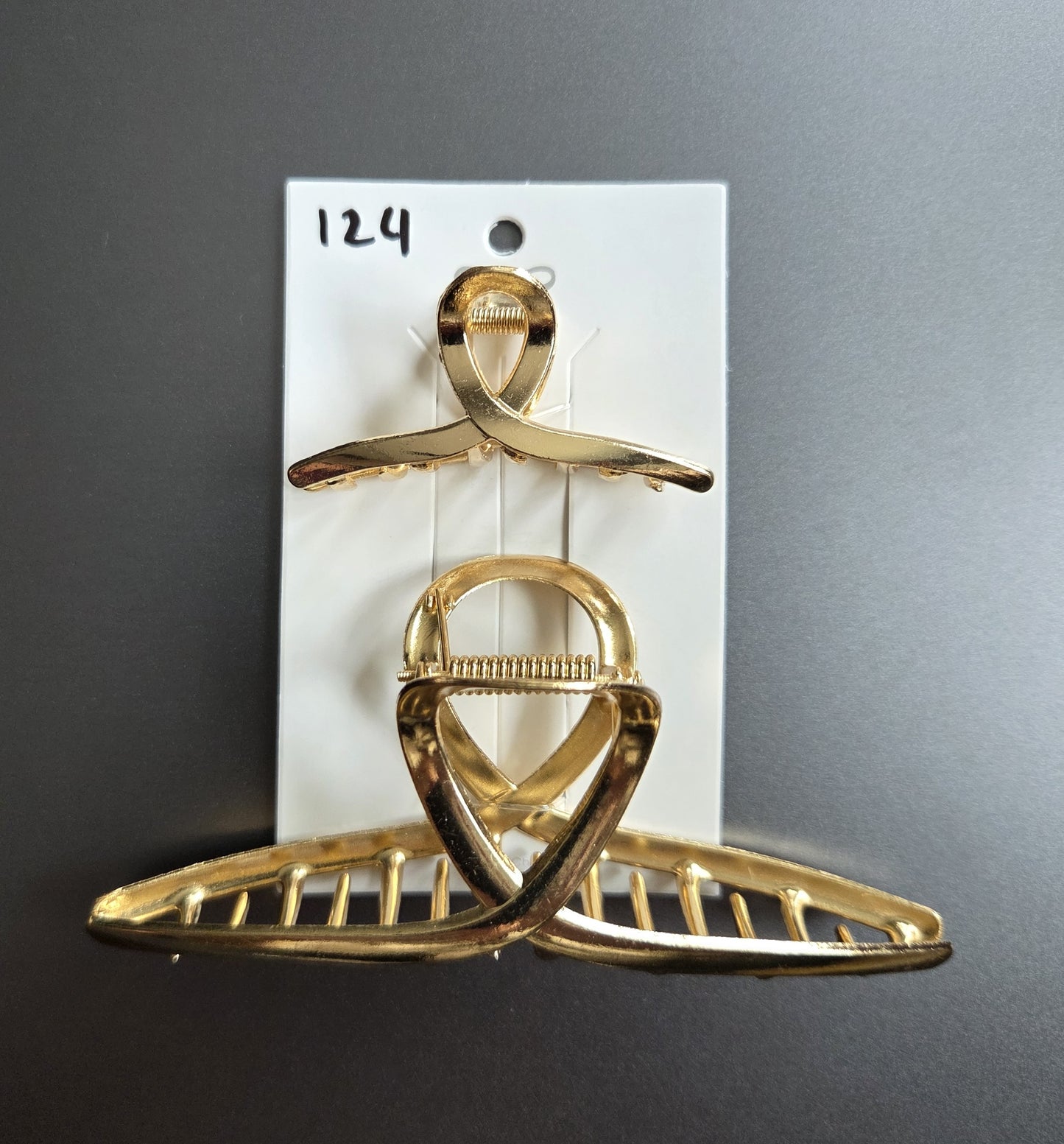 Stalen Haarknip (Gouden Look)
