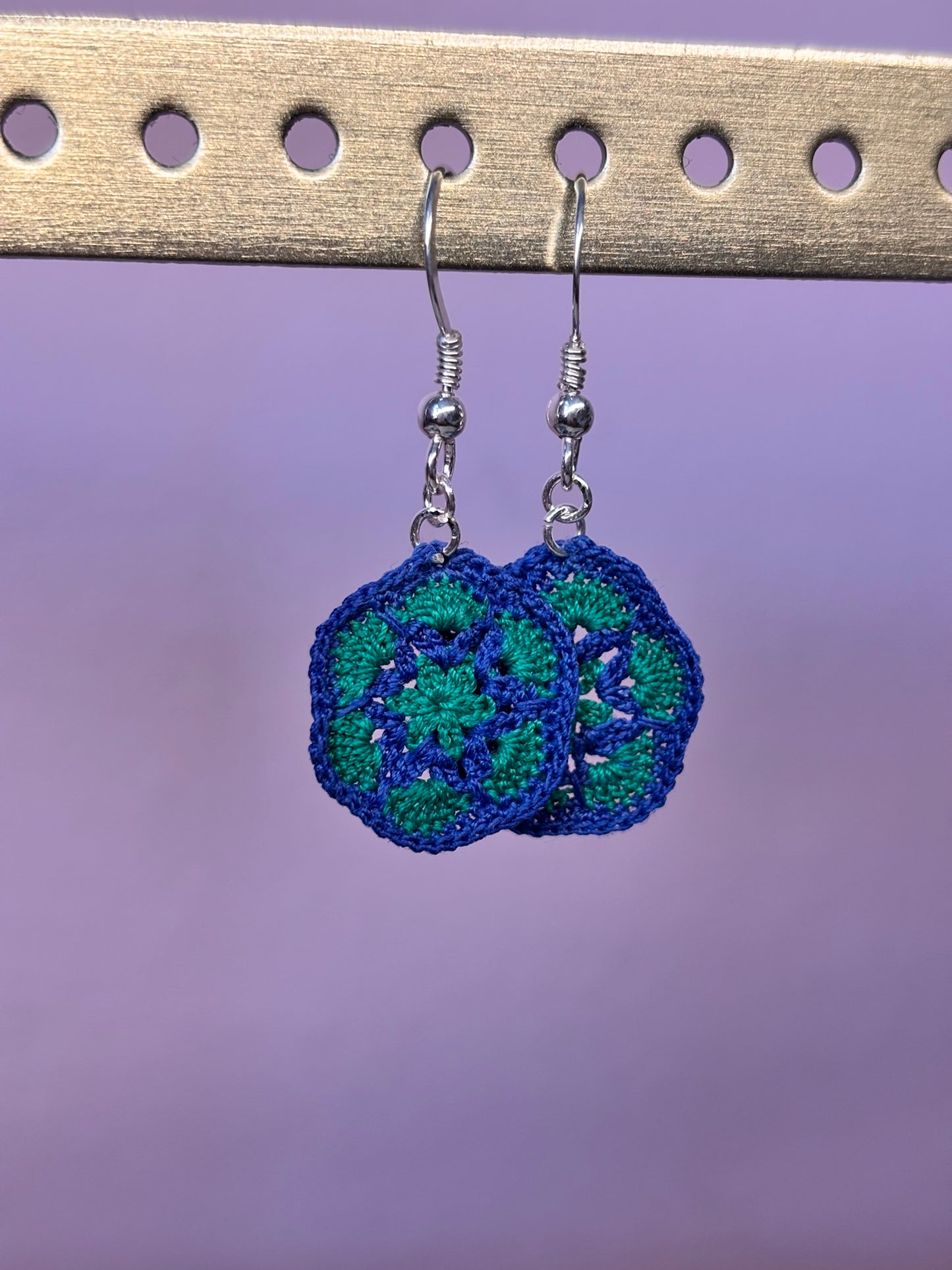 Crochet single bloem