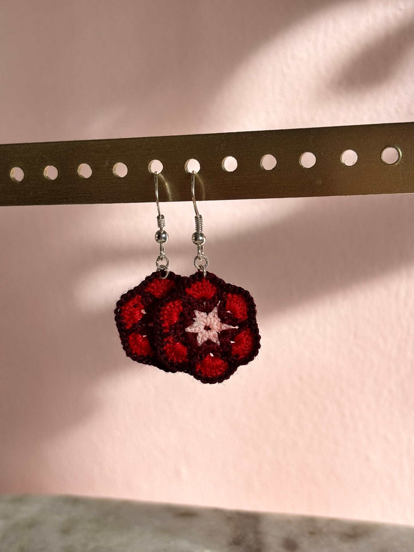 Crochet single bloem