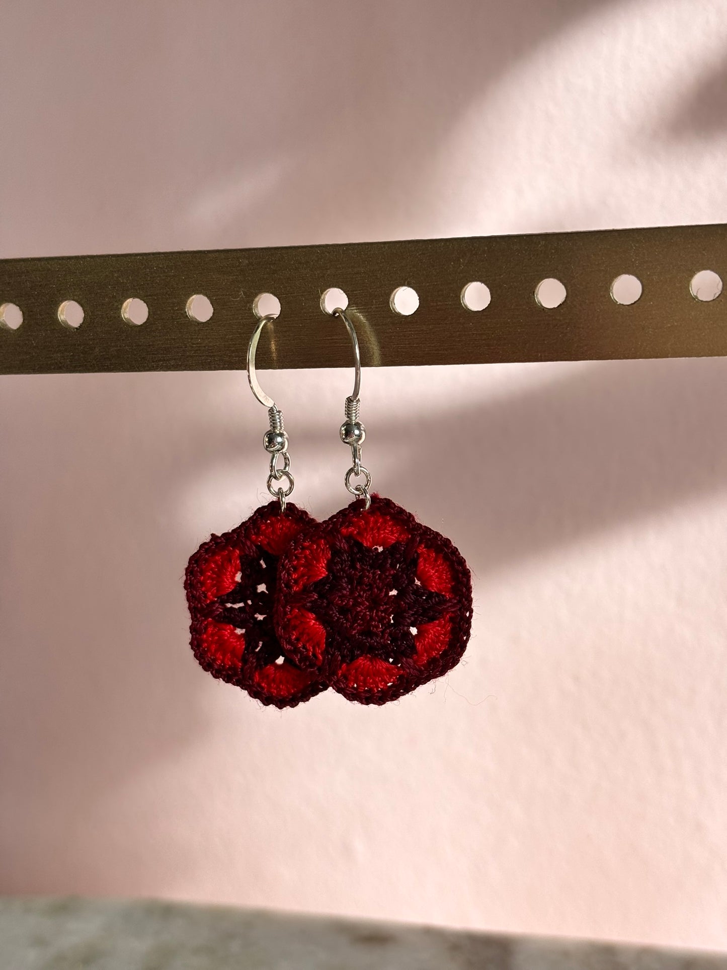 Crochet single bloem