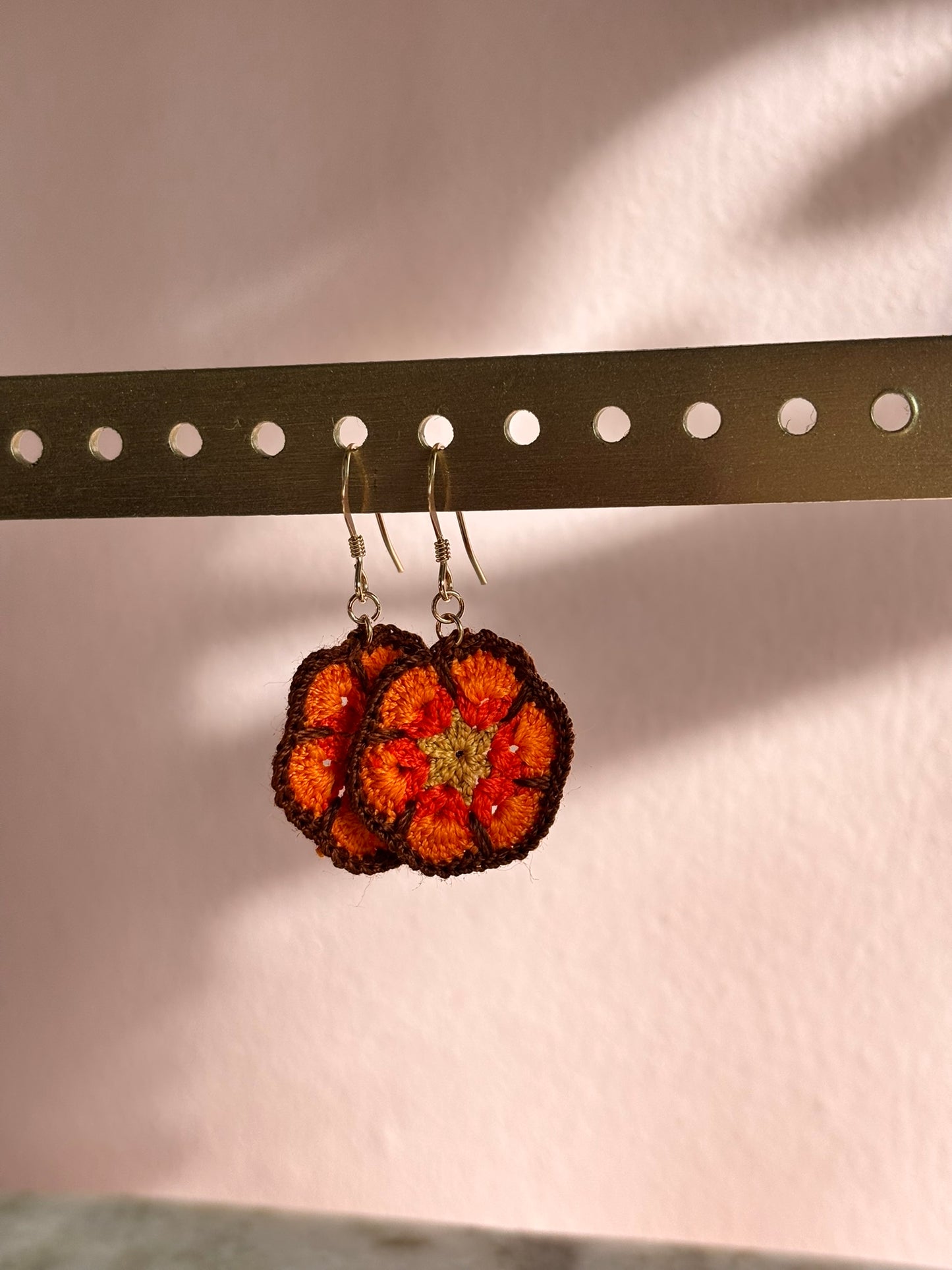 Crochet single bloem