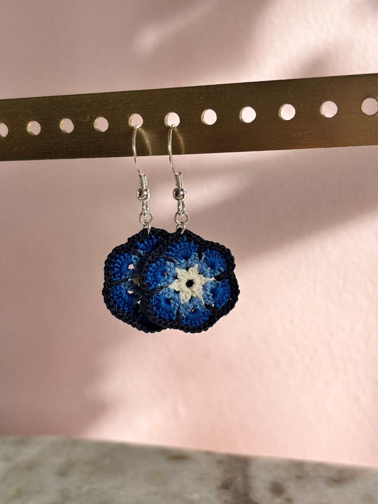 Crochet single bloem